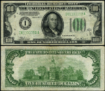 FR. 2154 I $100 1934-B Federal Reserve Note Minneapolis I-A Block VF