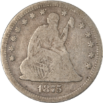 1875-P Seated Liberty Quarter