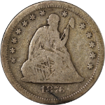 1876-S Seated Liberty Quarter