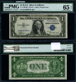 FR. 1608 $1 1935-A Silver Certificate K-C Block Gem PMG CU65 EPQ