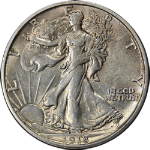 1918-S Walking Liberty Half Nice AU Nice Eye Appeal Nice Strike