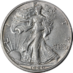 1929-D Walking Liberty Half Choice AU/BU Great Eye Appeal Strong Strike