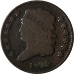 1825 Half Cent