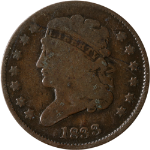 1833 Half Cent