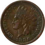 1886 Type 1 Indian Cent