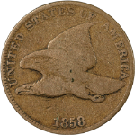 1858LL Flying Eagle Cent