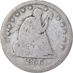 1856-P Seated Liberty Quarter