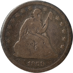 1859-P Seated Liberty Quarter