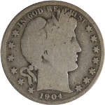 1904-S Barber Half Dollar