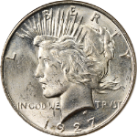 1927-D Peace Dollar NGC MS63 Great Eye Appeal Strong Strike