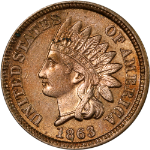 1863 Indian Cent