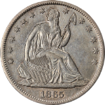 1865-S Seated Half Dollar AU/BU Details Nice Eye Appeal Strong Strike