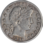 1893-S Barber Half Dollar Choice VF/XF Key Date Great Eye Appeal Strong Strike