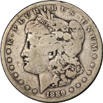 1889-CC Morgan Silver Dollar G/VG Details Key Date Nice Strike