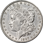 1892-CC Morgan Silver Dollar Choice AU Key Date Nice Eye Appeal Nice Strike