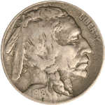 1918-D Buffalo Nickel