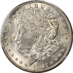 1921-D Morgan Silver Dollar PCGS MS63 Blast White Nice Eye Appeal