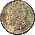 1921-S Morgan Silver Dollar PCGS MS63 Nice Luster Strong Strike