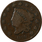 1829 Large Cent - Medium Letters