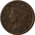 1839 Large Cent - Head of '38