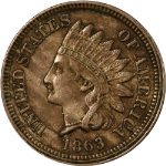 1863 Indian Cent