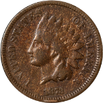 1873 Indian Cent - Closed '3'