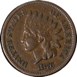 1876 Indian Cent Choice XF Great Eye Appeal Strong Strike