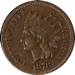 1878 Indian Cent Choice XF Superb Eye Appeal Nice Strike