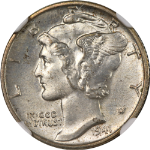 1941-S Mercury Dime NGC MS65 FB Decent Eye Appeal Nice Strike