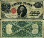 FR. 39 $1 1917 Legal Tender Fine+