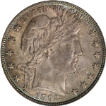 1892-P Barber Half Dollar OGH PCGS MS64 Great Eye Appeal Strong Strike