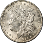 1921-D Morgan Silver Dollar PCGS MS64 Blast White Superb Eye Appeal