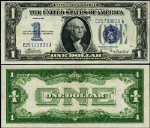 FR. 1606 $1 1934 Silver Certificate C-A Block Choice CU+