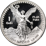 1994 Mo Mexico 1 Onza Silver Proof NGC PF69 Ultra Cameo