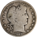 1903-S Barber Half Dollar