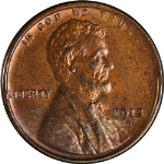 1913-S Lincoln Cent Nice BU+ Great Eye Appeal Strong Strike