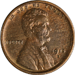 1915-S Lincoln Cent Nice BU+ Nice Eye Appeal Strong Strike