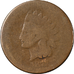 1877 Indian Cent AG Key Date Decent Eye Appeal