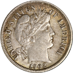 1902-P Barber Dime