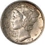 1918-D Mercury Dime