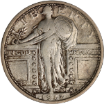 1917-D Type 1 Standing Liberty Quarter