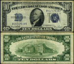 FR. 1705 $10 1934-D Silver Certificate B-A Block VF Narrow