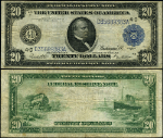 FR. 979 A $20 1914 Federal Reserve Note Cleveland VF