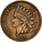 1860 Indian Cent