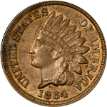 1864CN Indian Cent