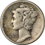 1921-D Mercury Dime Choice F/VF Superb Eye Appeal Nice Strike