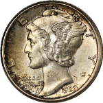 1927-S Mercury Dime Nice Unc Nice Eye Appeal Strong Strike