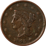 1843 Large Cent