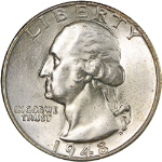 1948-P Washington Quarter - Choice