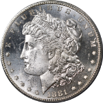 1881-S Morgan Silver Dollar PCGS MS65 PL Blast White Superb Eye Appeal